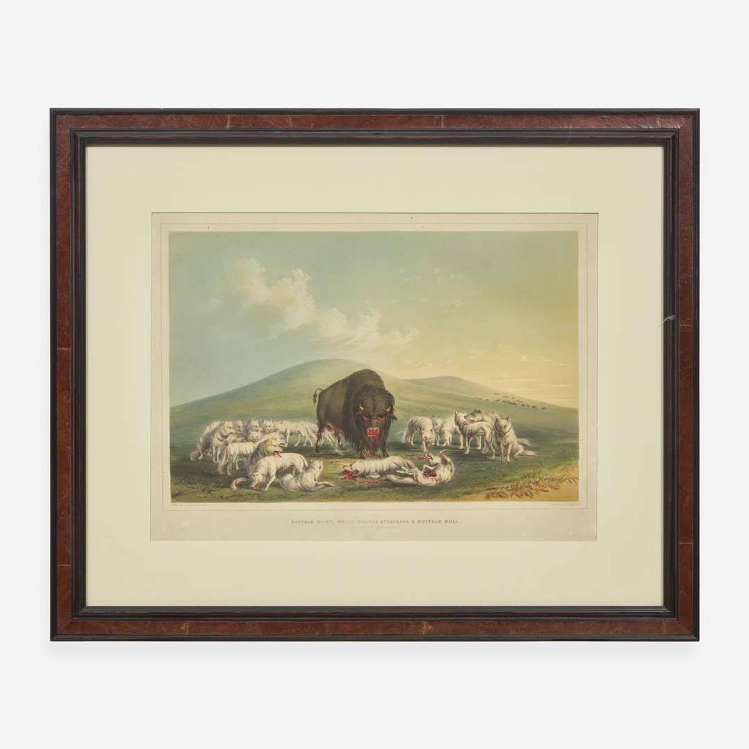 George Catlin (American, 1796-1872) Catlin's North American Indian Portfolio: Hunting Scenes and Amusements of the Rocky Mountains and Prairies of America