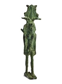 An Egyptian Bronze Figure