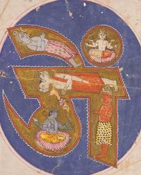 Two Indian Devotional Paintings — 印度細密畫兩幅