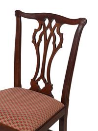 A Set of Eight George III Style Mahogany Dining Chairs