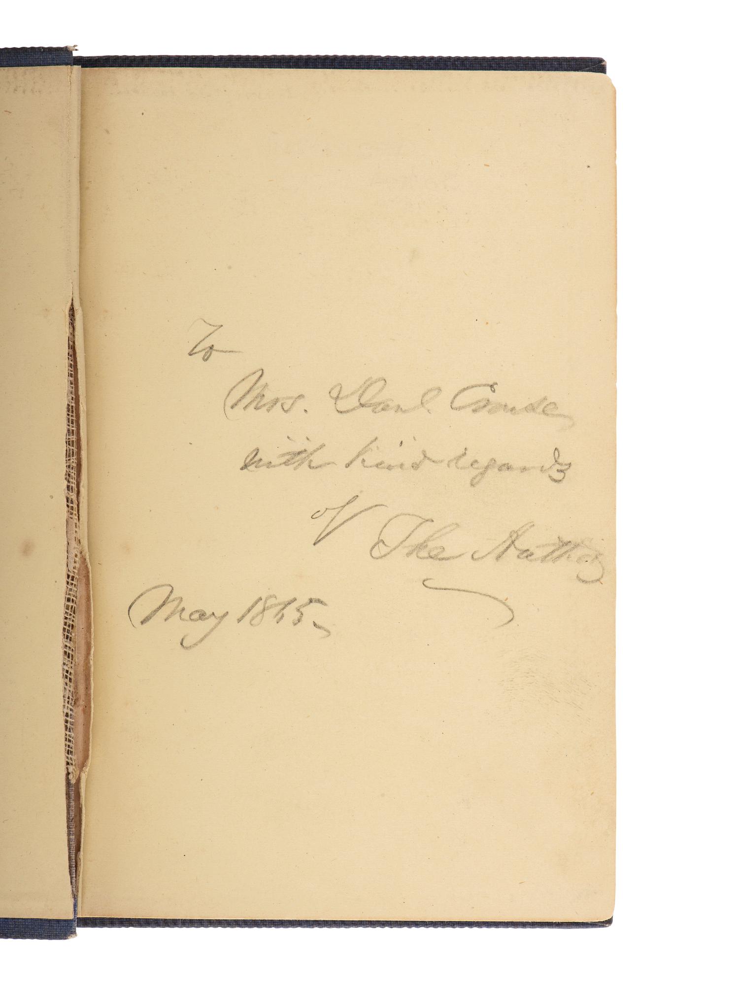 [CIVIL WAR]. 2 memorial books for fallen officers, Frazer Augustus Stearns & William Kirkland Bacon.