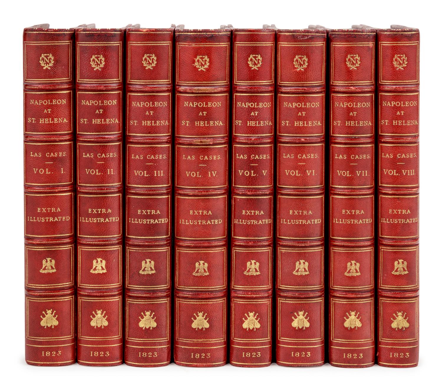 [NAPOLEON]. LAS CASES, Emmanuel, Marquis de (1766-1842). Memorial de Sainte Helene. Journal of the Private Life...of the Emperor Napoleon at St. Helena . London: Henry Colburn, 1823.