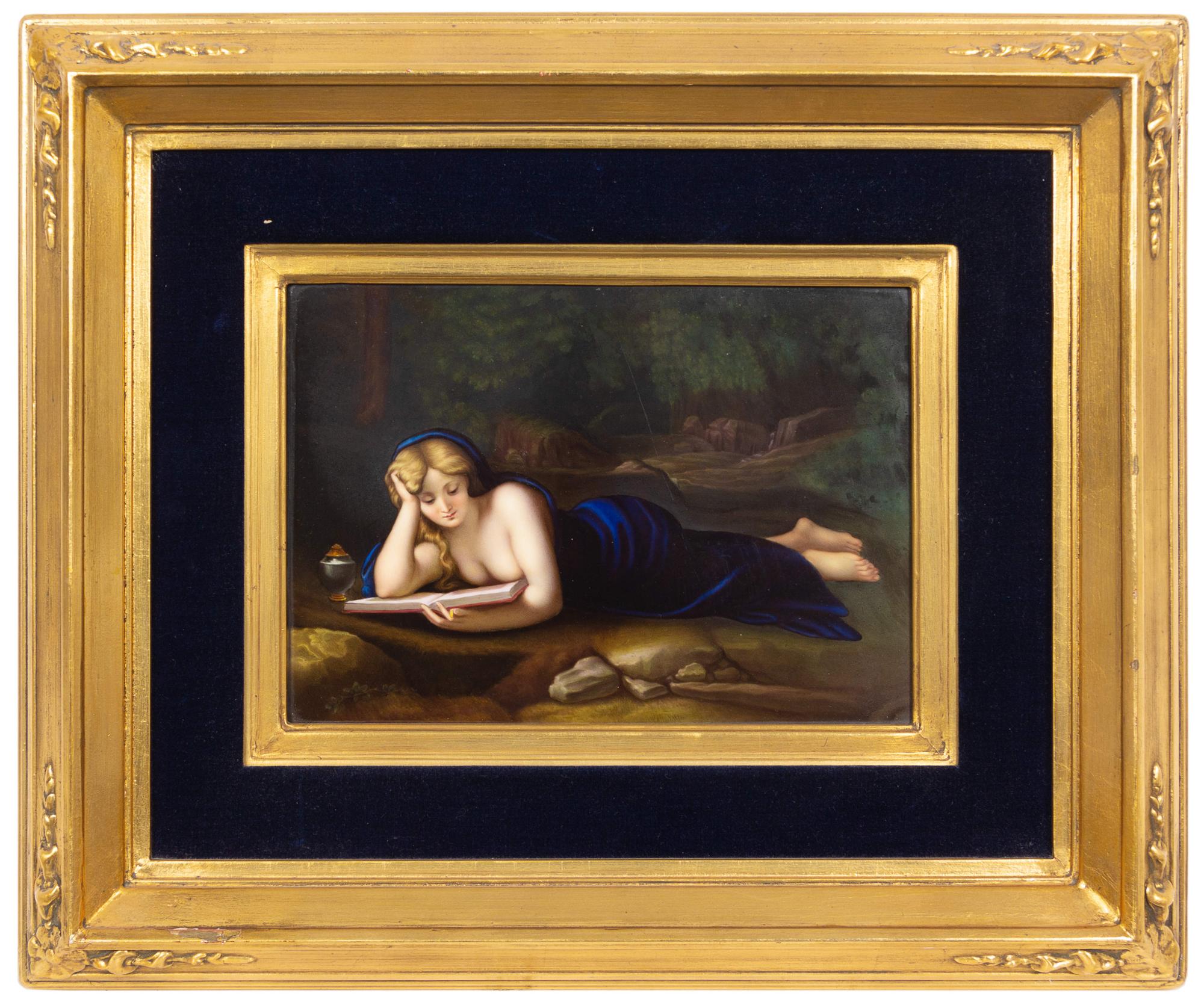 A German Porcelain Plaque