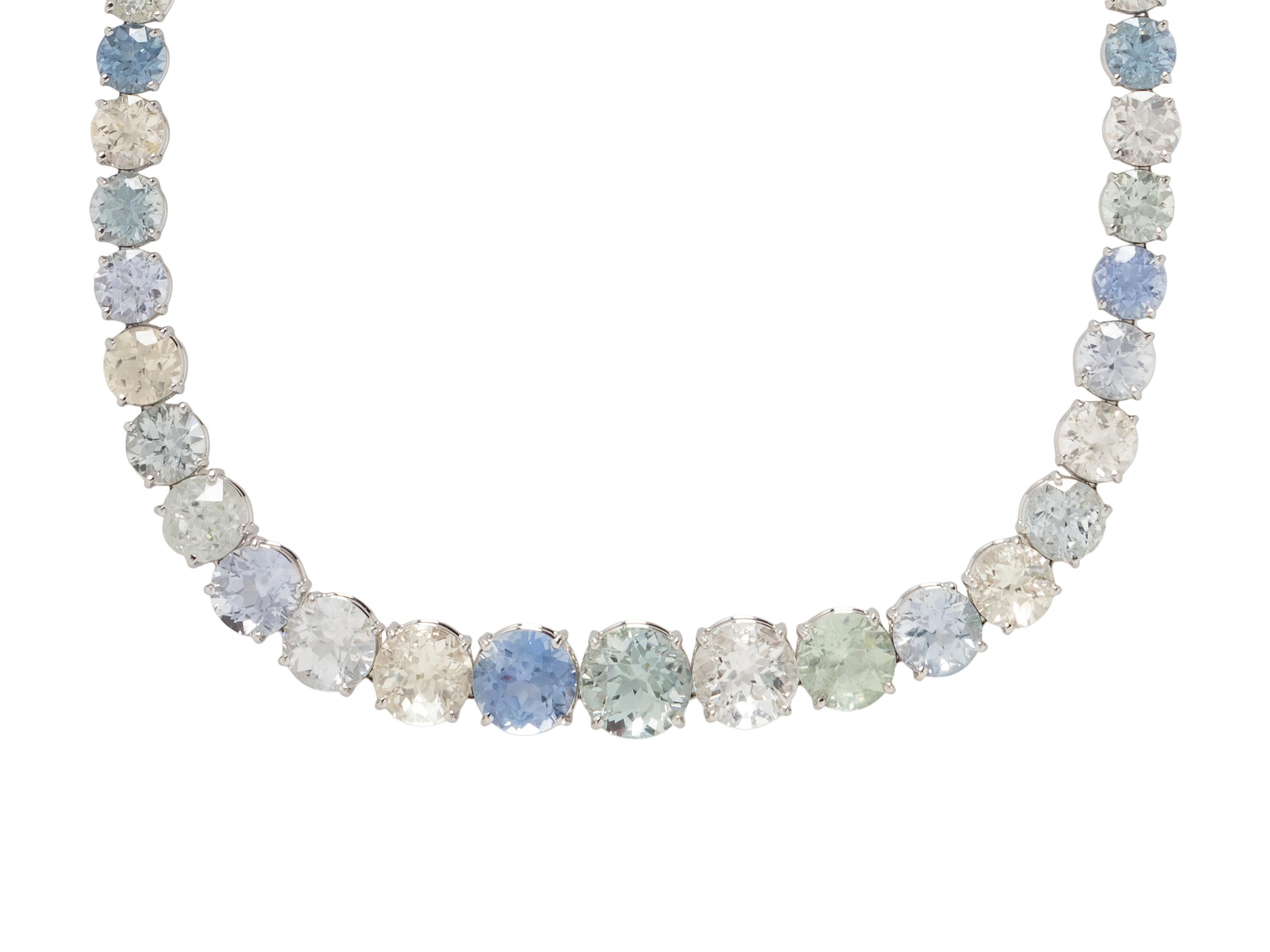 MULTICOLORED SAPPHIRE NECKLACE