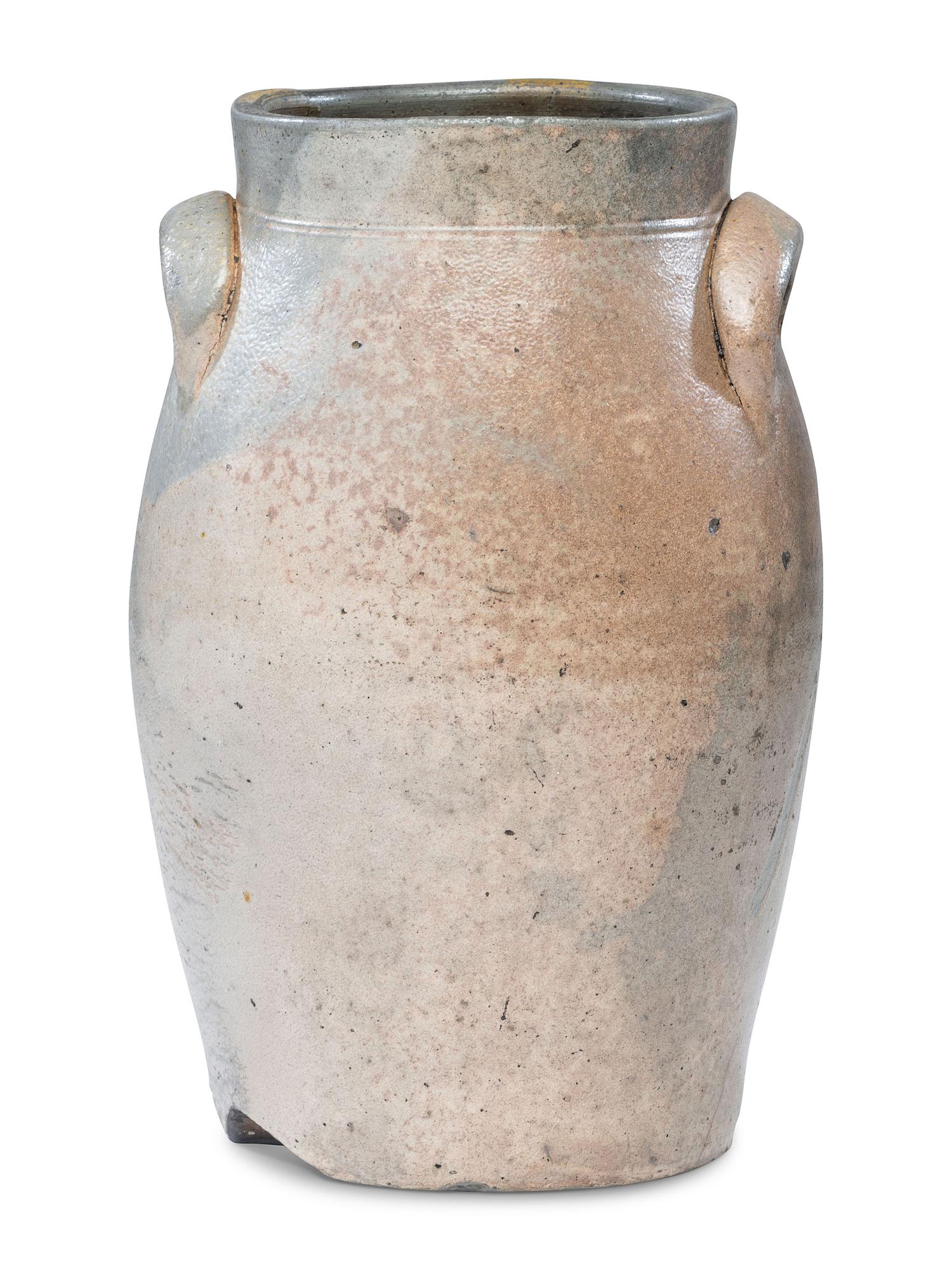 An L. Marsilliot Two-Gallon Block 'Ohio' Stoneware Crock