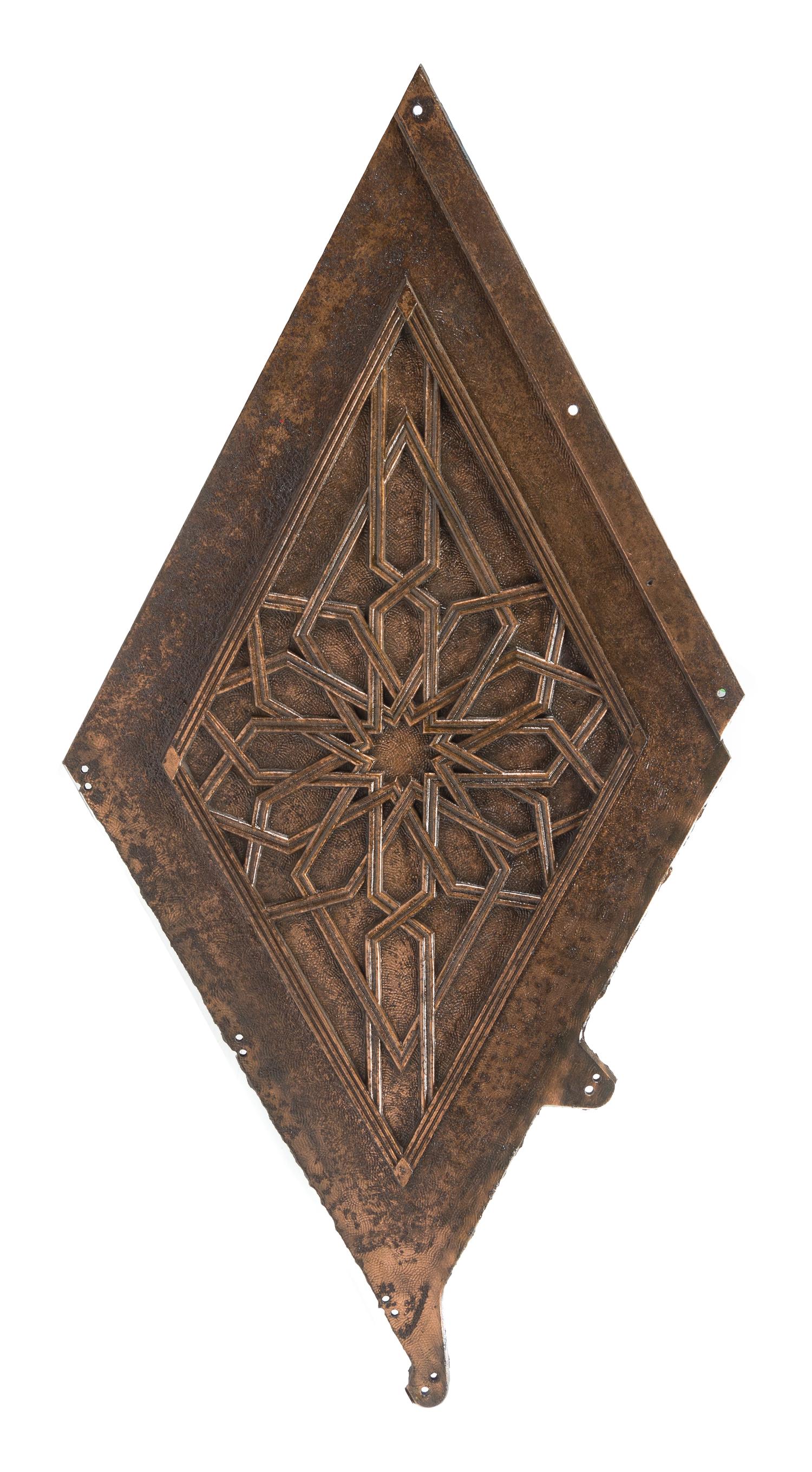 John Wellborn Root, (American, 1850-1891), a single-sided wainscot panel for the Rookery Building, Chicago, Illinois, 1886-1888 cast by