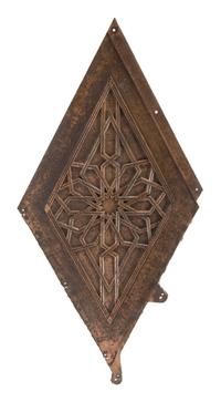 John Wellborn Root, (American, 1850-1891), a single-sided wainscot panel for the Rookery Building, Chicago, Illinois, 1886-1888 cast by