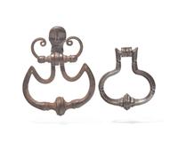 Two Wrought Iron Door Knockers, French and German, 16th / 17th Century