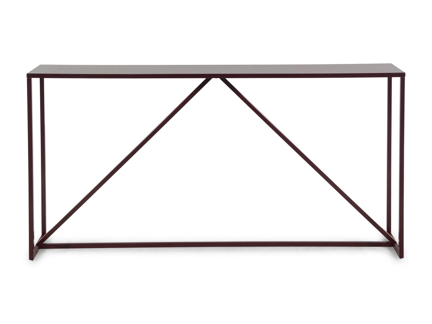 A Coated Steel Console Table Retailed by Blu Dot