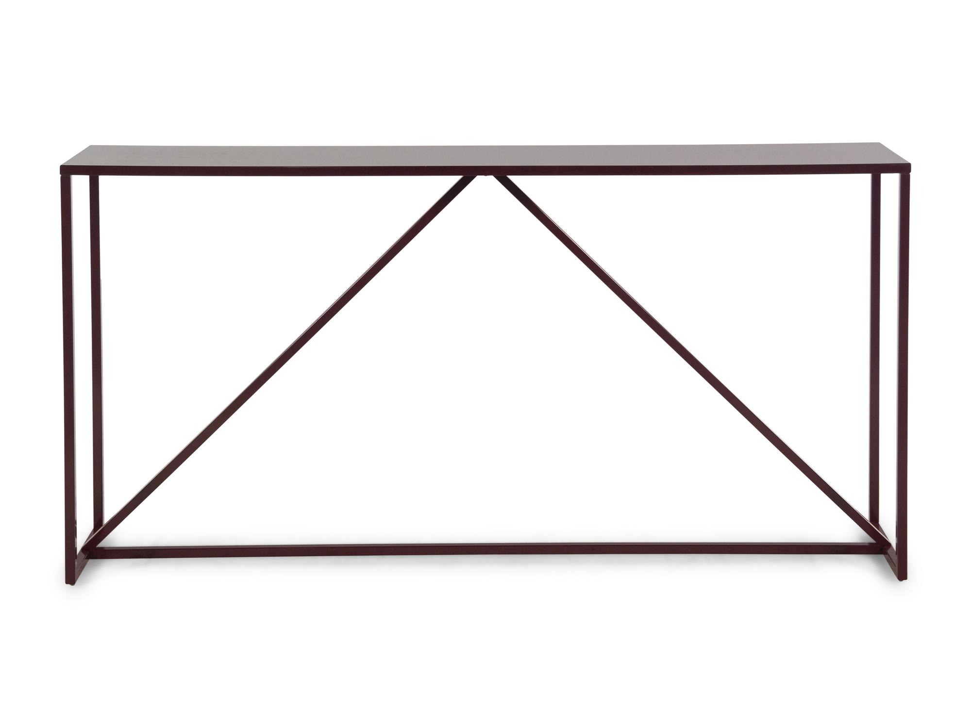 A Coated Steel Console Table Retailed by Blu Dot
