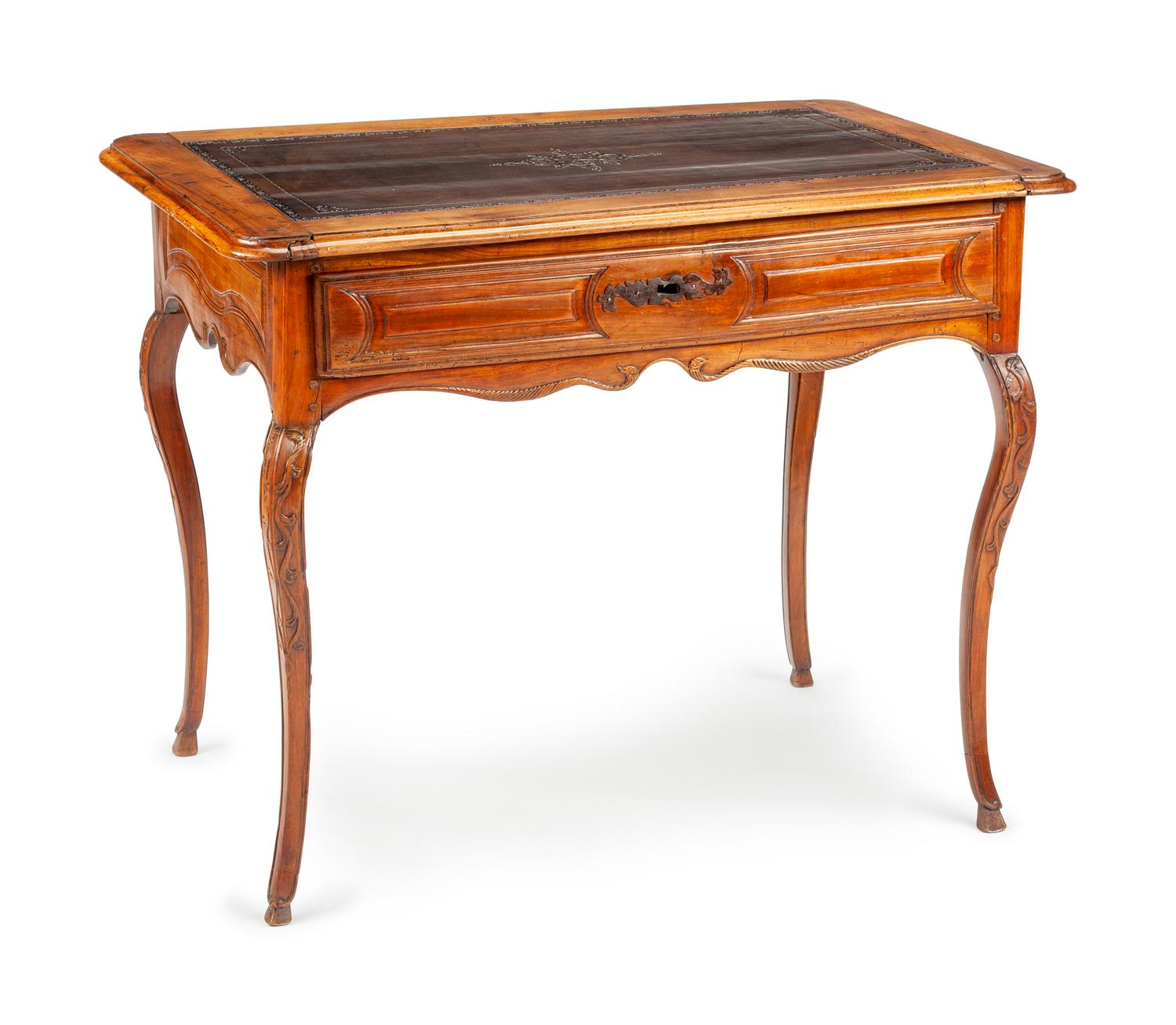 A Pair of Louis XV Style Gilt Bronze Mounted Occasional Tables