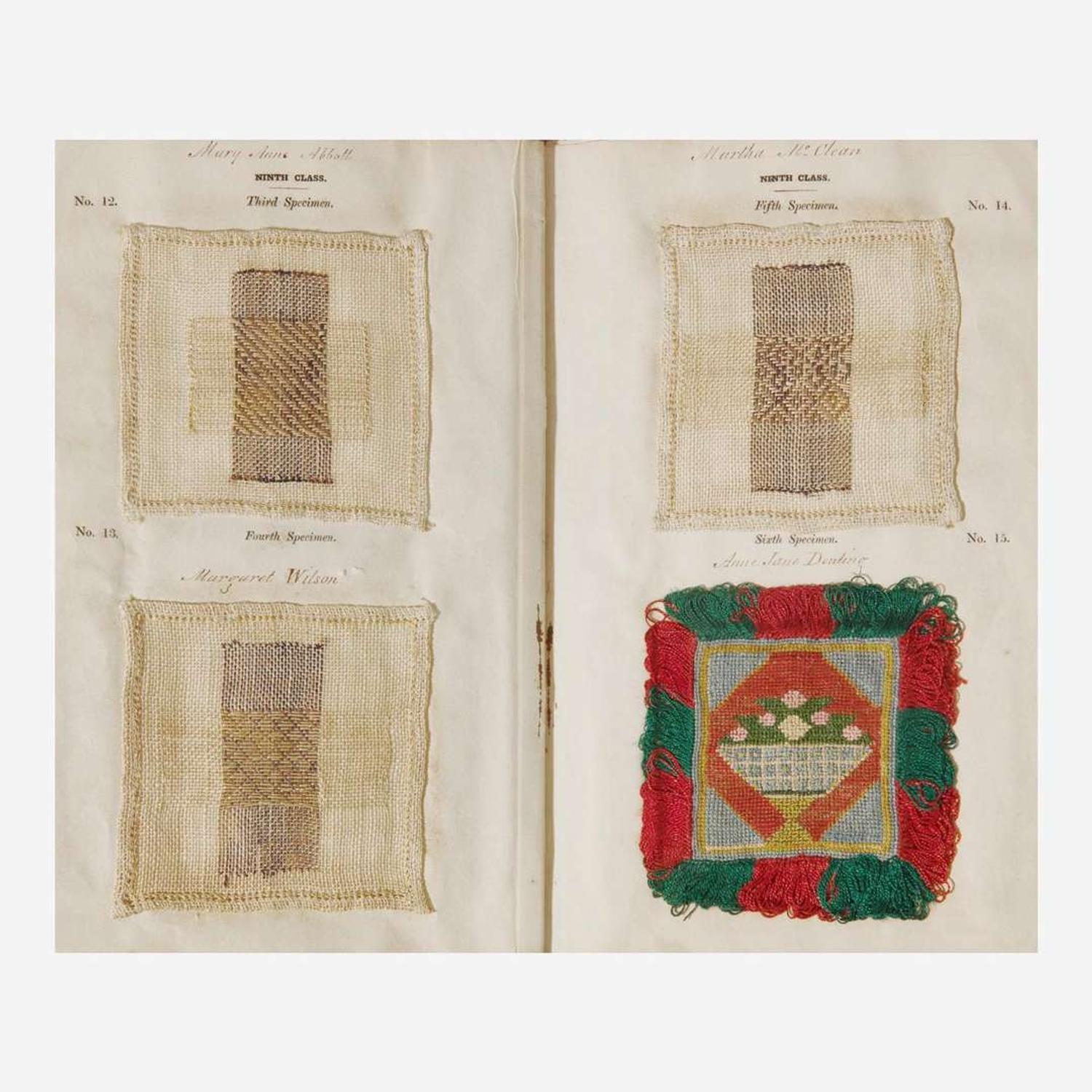 [Decorative Arts] Specimens of Needle-Work Executed in the Female Model School, Kildare Place, Dublin
