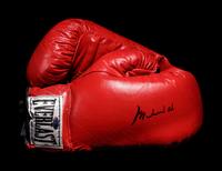 A Pair of Muhammad Ali Autographed Boxing Gloves (One Signed) Steiner,