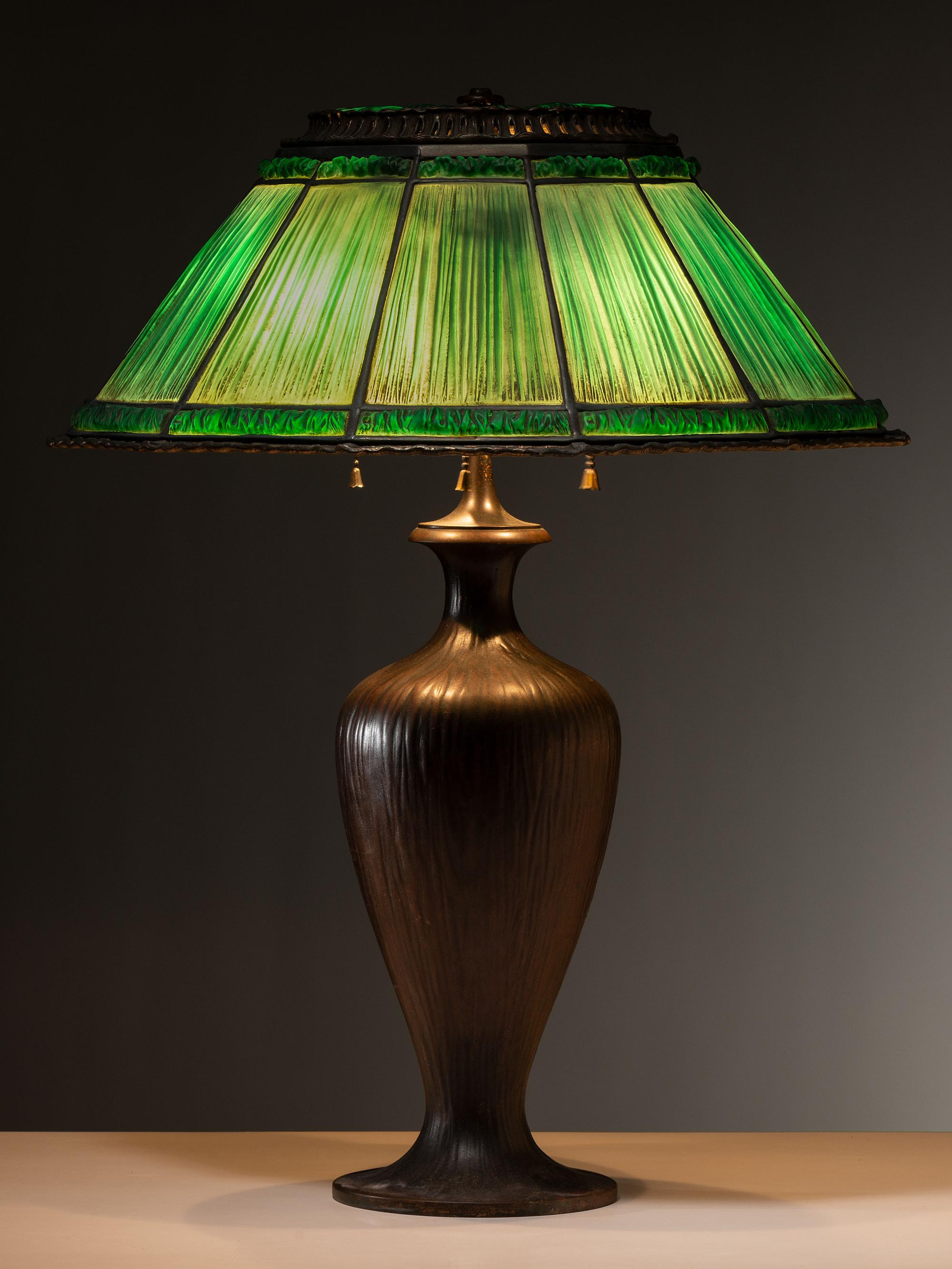 Linenfold Table Lamp