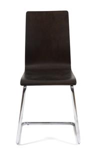 An Ebonized Wood and Metal Side Chair Height 36 1/2 inches. — MID 20TH CENTURY