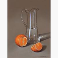 Javier Mulio (Spanish, b.1957) Orange Delight