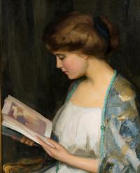 Lady Reading in an Interior , 1908