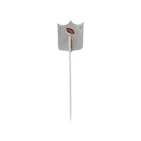 DIAMOND, GARNET, AND ENAMEL 'NFL' STICK PIN