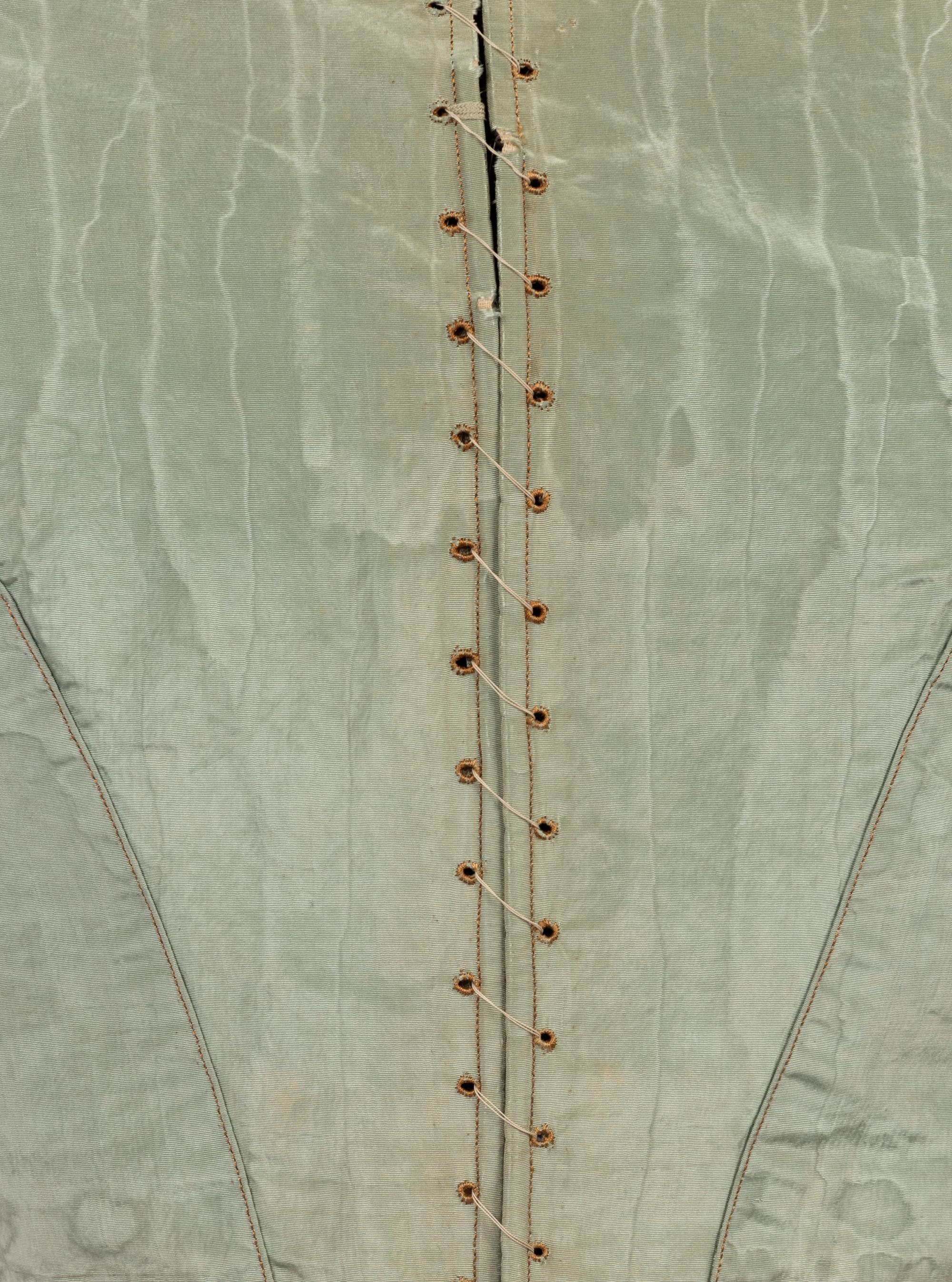 Three Silk Evening Bodices, 1850-60