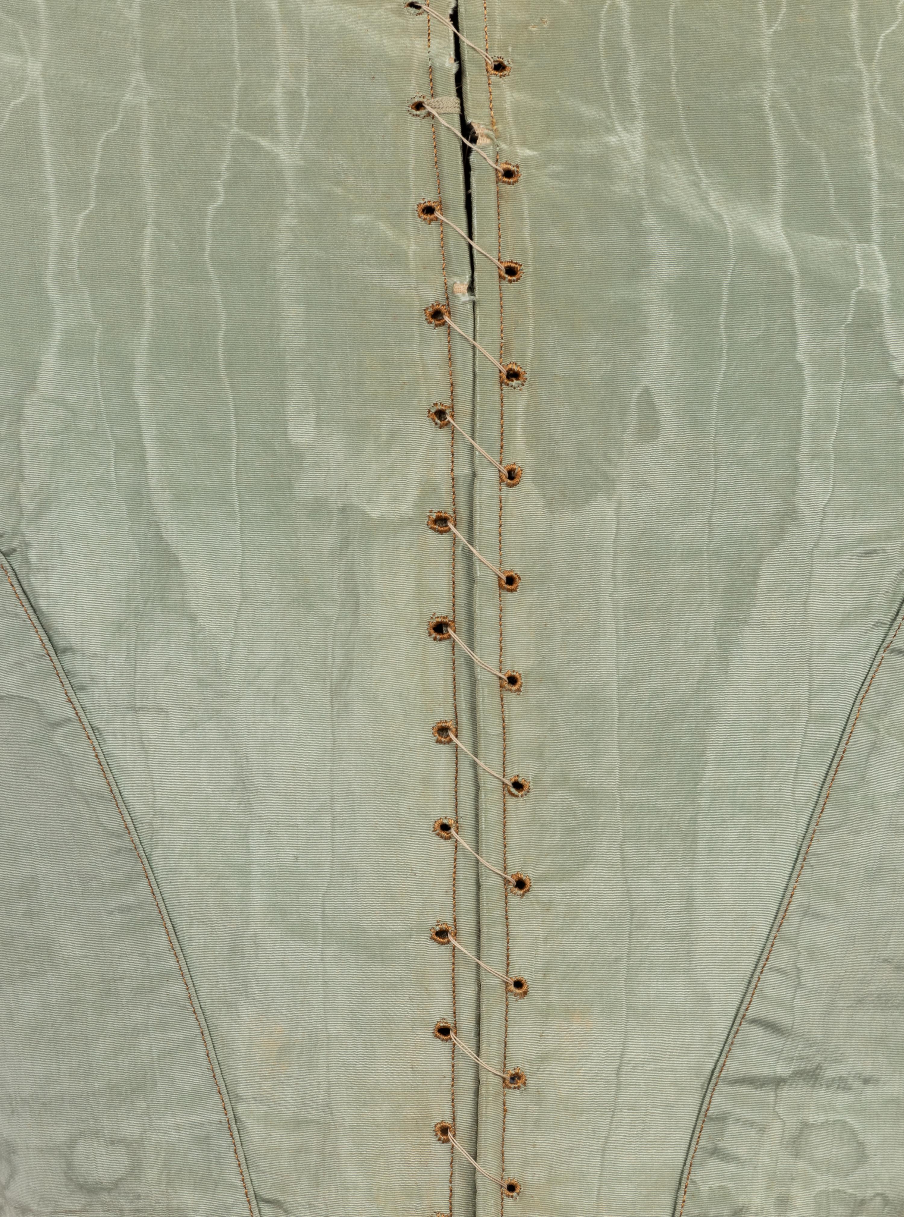 Three Silk Evening Bodices, 1850-60