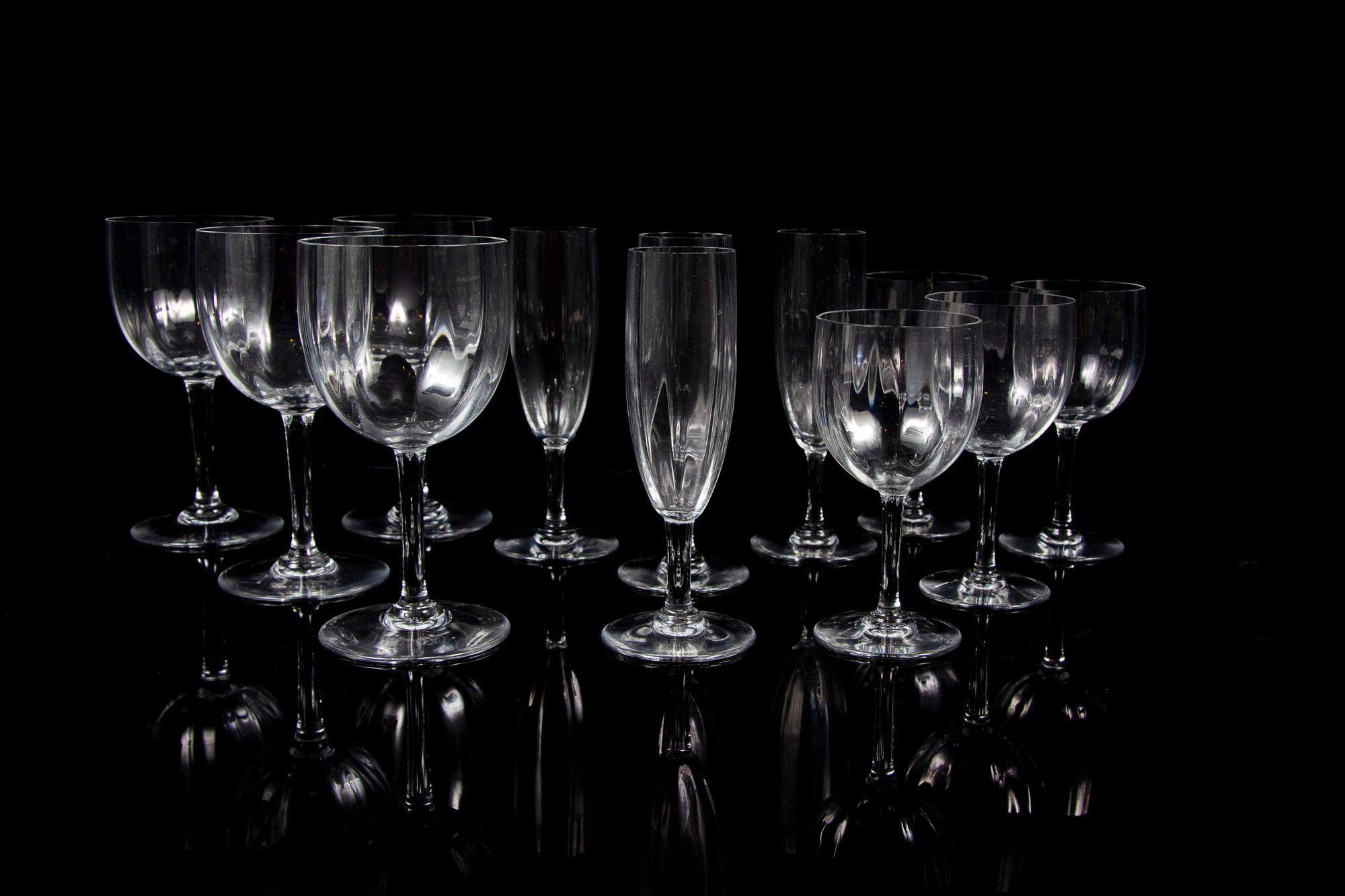 A Partial Set of Baccarat Stemware — SECOND HALF 20TH CENTURY