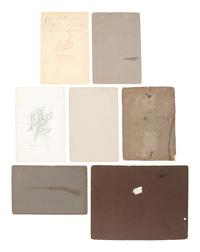 [MILITARIA]. 15 cabinet photographs of men in uniform, some armed.