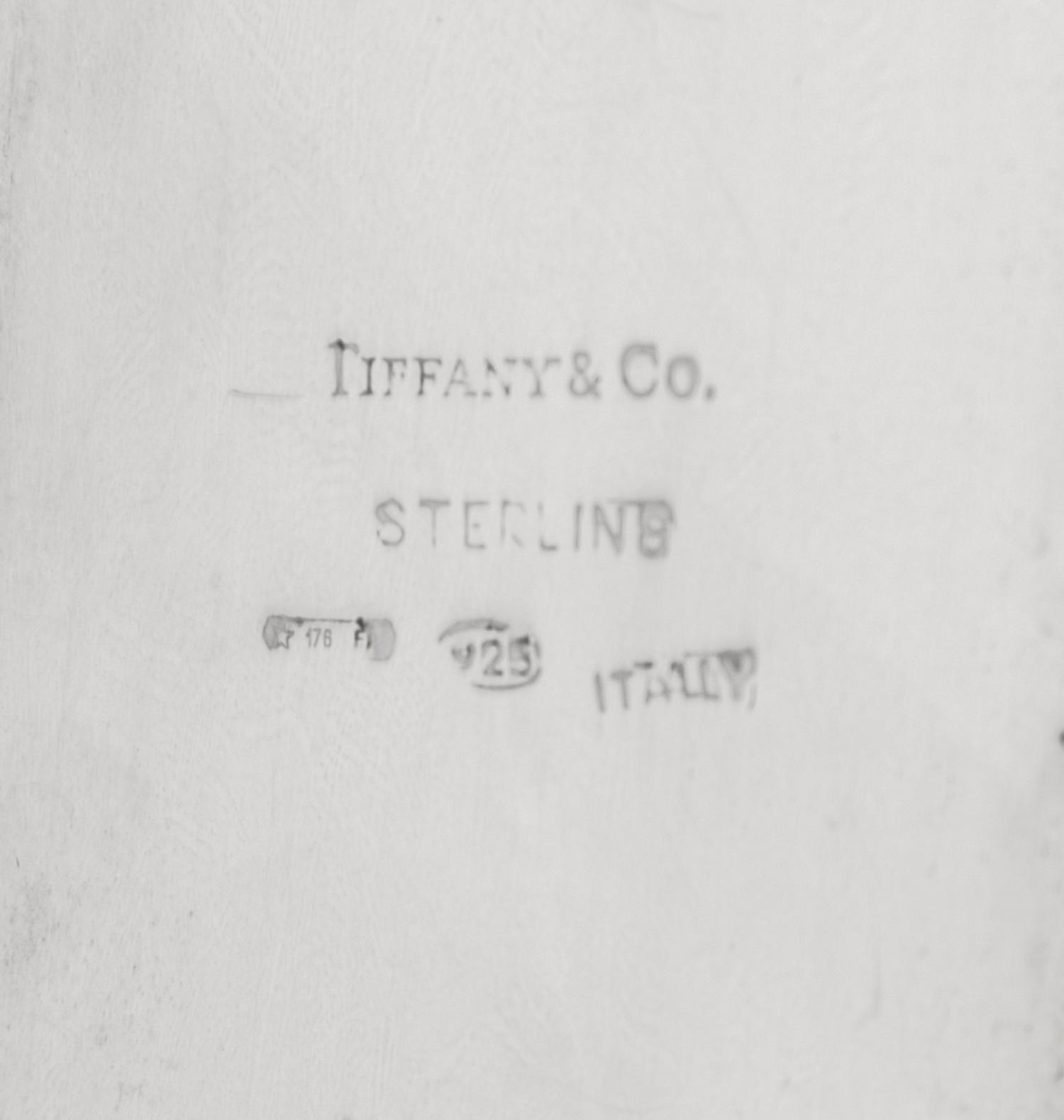 A Tiffany and Co. Italian Silver Serving Dish