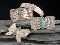 Navajo and Curio Silver Jewelry