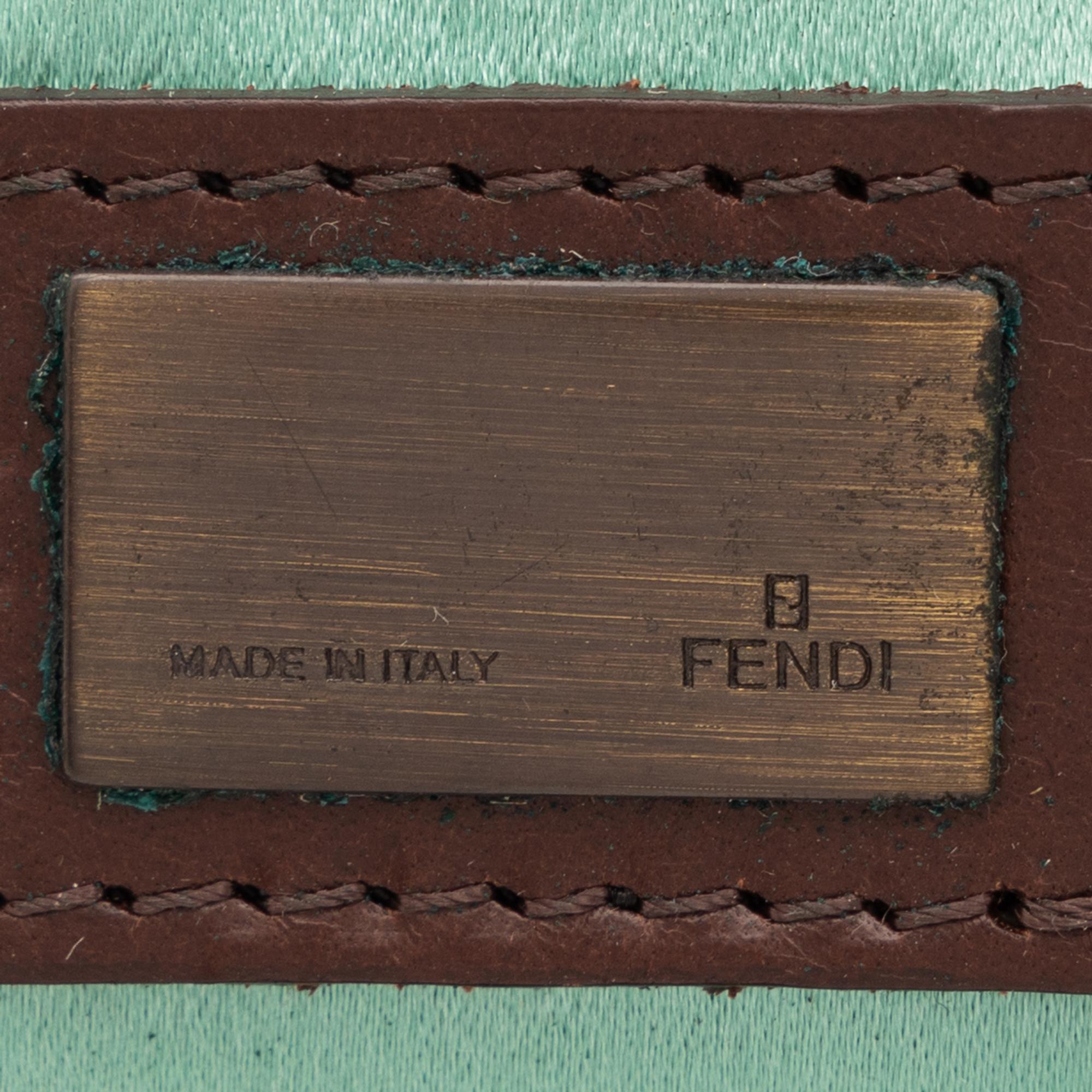 Fendi, Mini Baguette in Bead-Embellished Satin