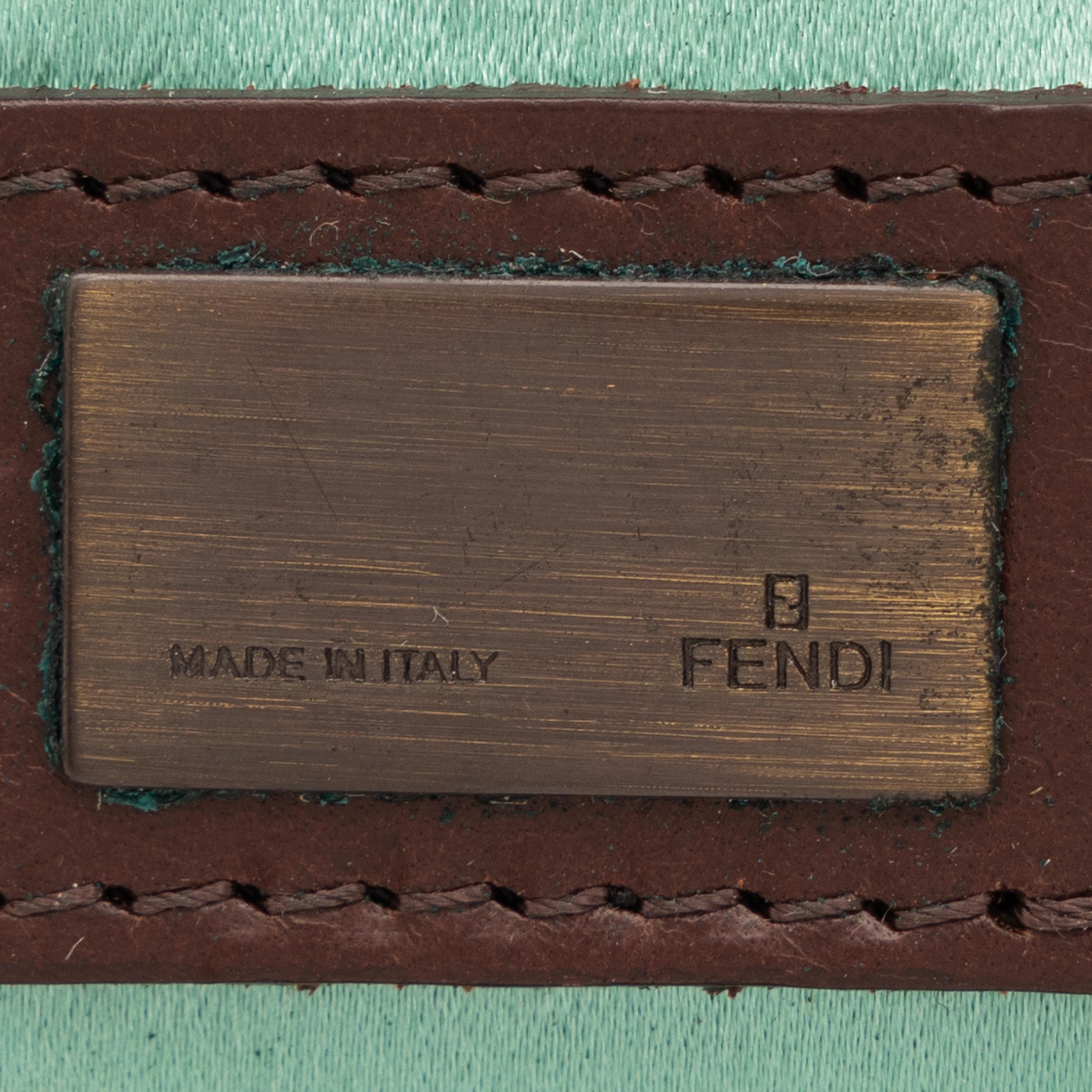 Fendi, Mini Baguette in Bead-Embellished Satin