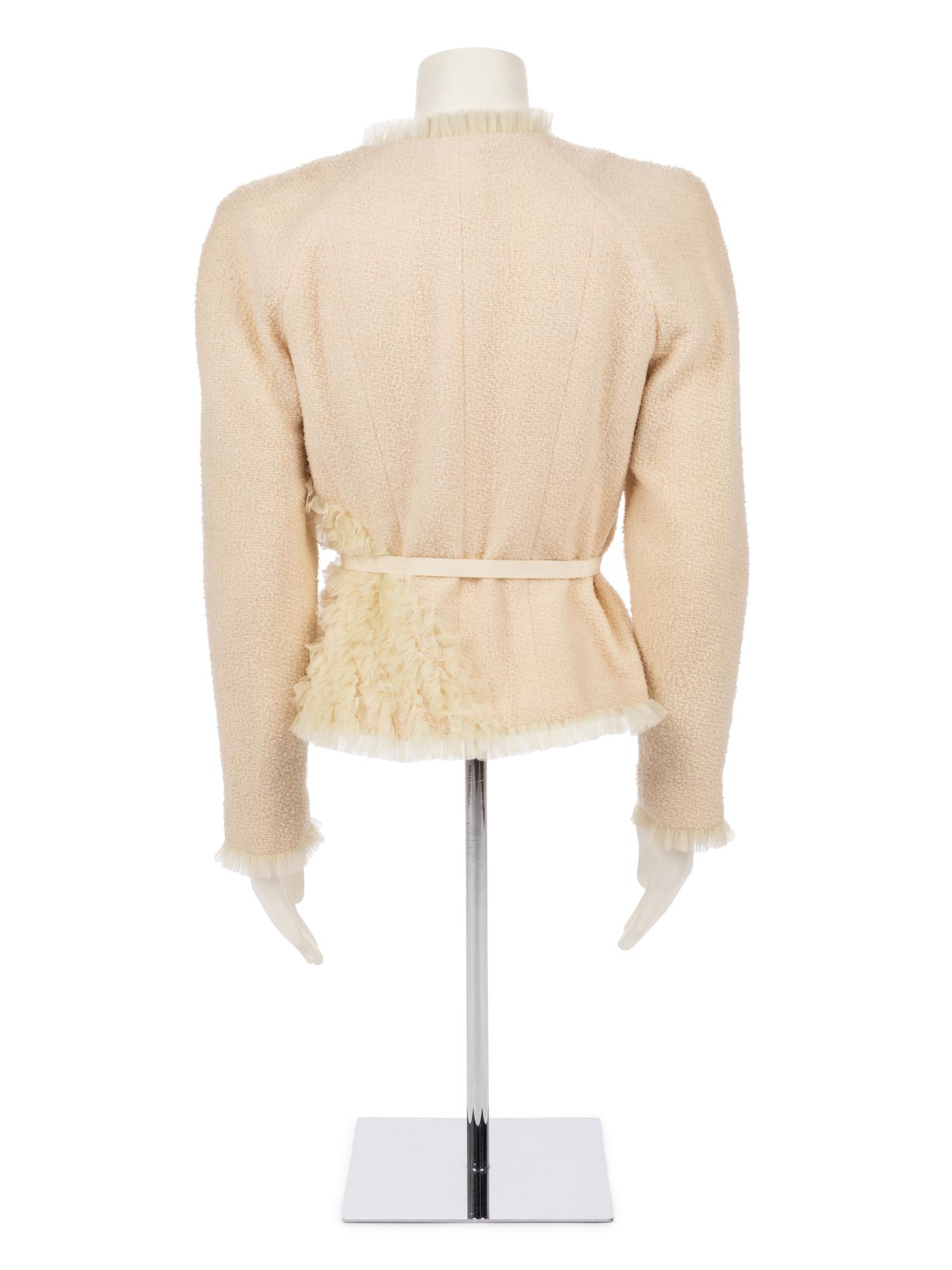 Chanel Cream Wrap Jacket, 2002