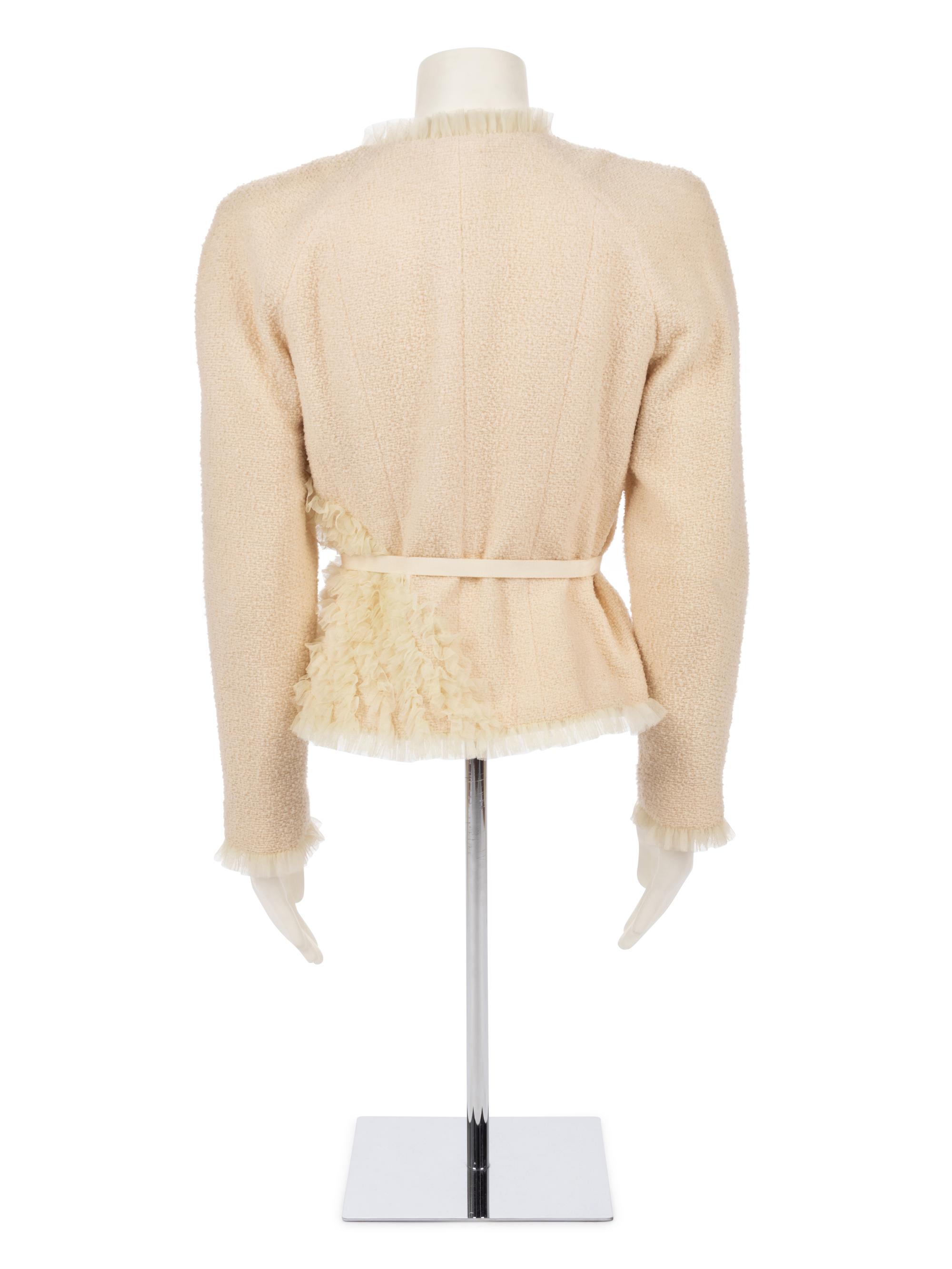 Chanel Cream Wrap Jacket, 2002