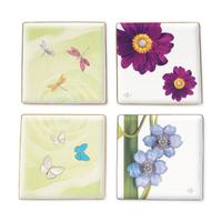 A Group of Four Van Cleef and Arpels Commemorative Porcelain Dishes