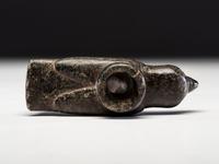 A Steatite Effigy Pipe, Hawk