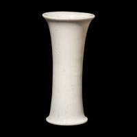 A Chinese Blanc-de-Chine Porcelain Beaker Vase, Huagu, 17th Century 明末清初 德化白瓷花觚