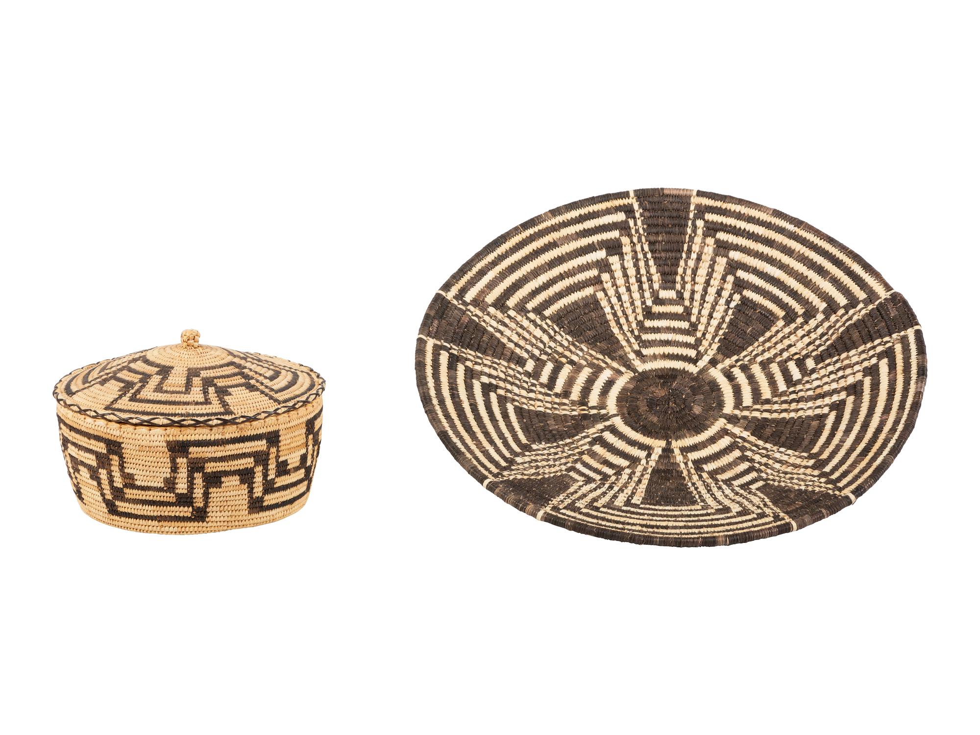 Pair of Tohono O'odham Baskets