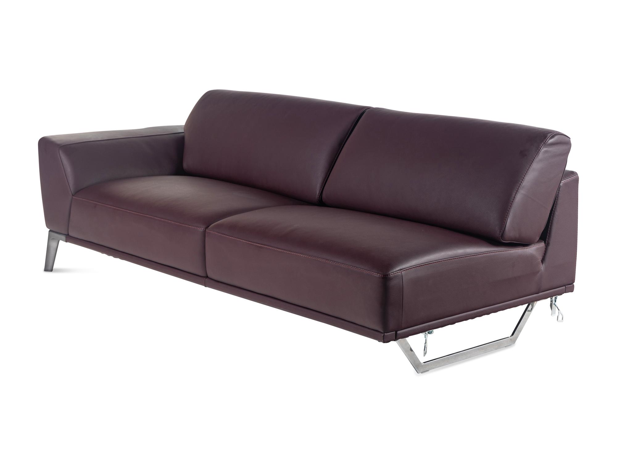 A Roche Bobois Leather-Upholstered Sectional Sofa