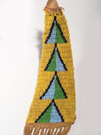 Northern Plains Spontoon Pipe Tomahawk, with Beaded Drop
