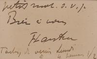 [Art] Toulouse-Lautrec, Henri de. Autograph Letter, signed