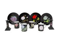 A 26-Piece Mrs. Delany's Flowers Porcelain Service — 20TH CENTURY