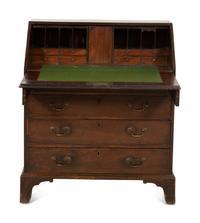 A George III Mahogany Fall-Front Desk