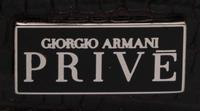 Giorgio Armani Privé, Dark Brown Lizard Skin Handbag