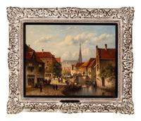 View of a Dutch Town , 1890