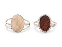 A Collection of Silver Cuff Bracelets,