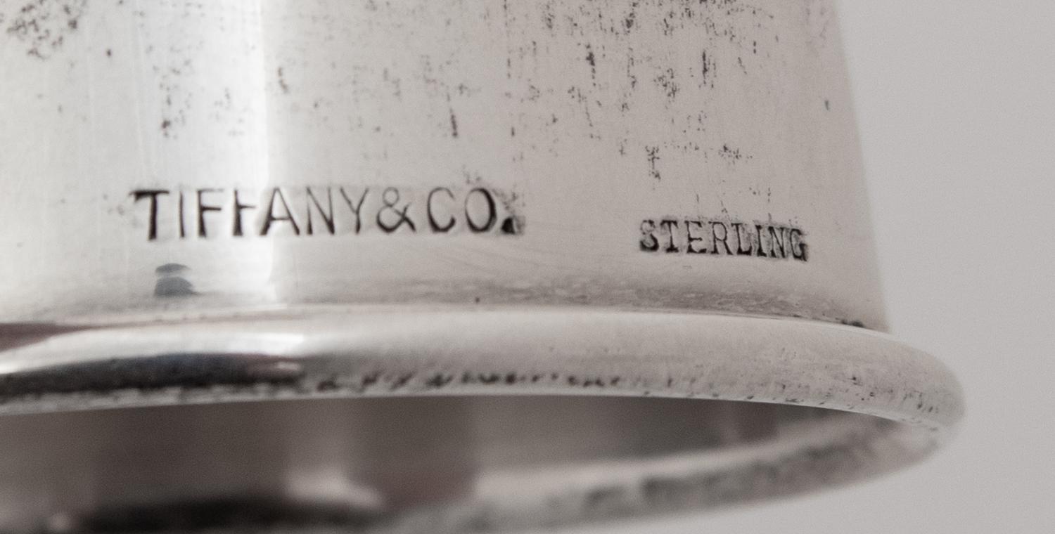 A Group of Four Tiffany & Co. Silver Bamboo Pattern Bar Articles