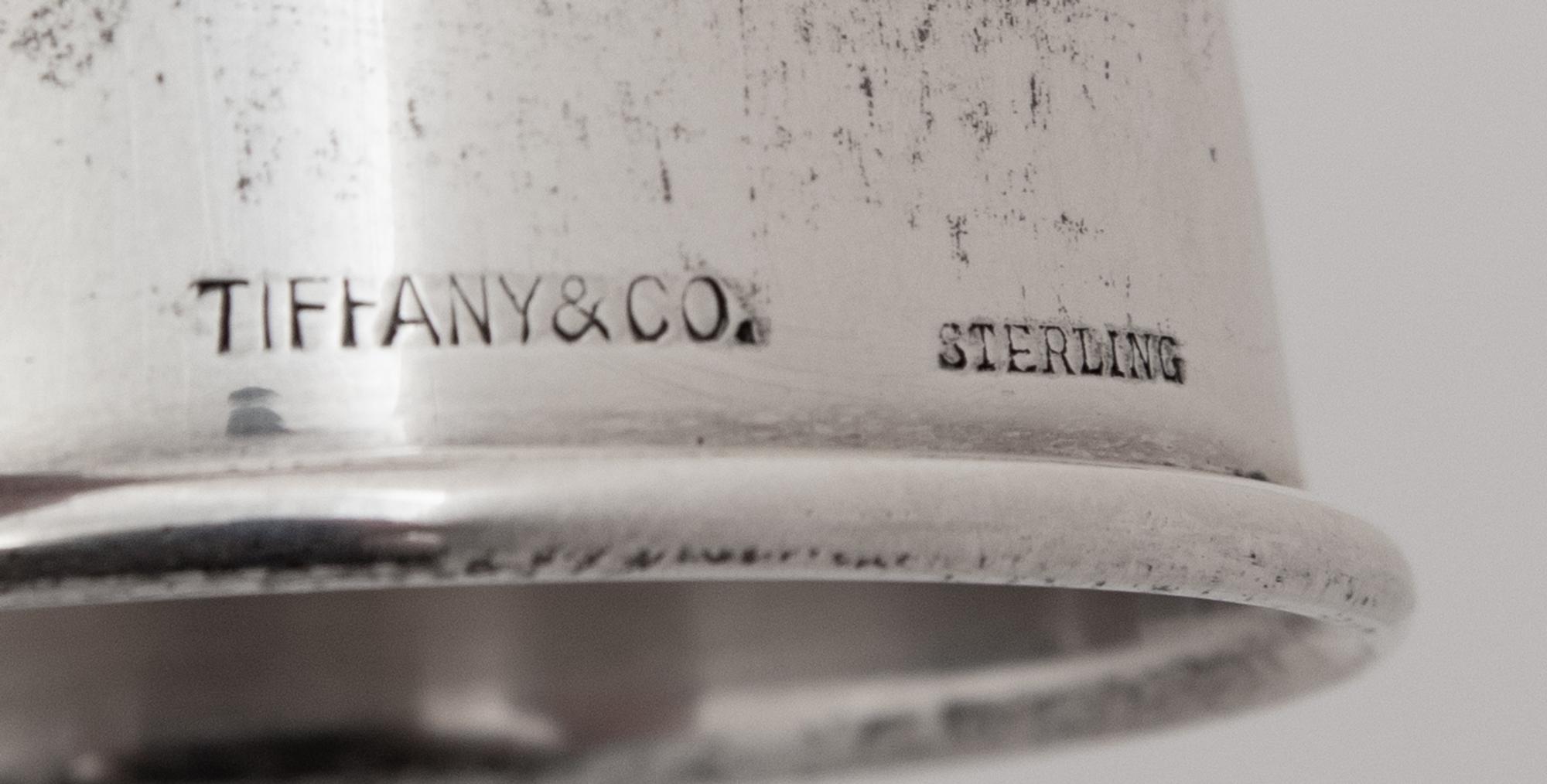 A Group of Four Tiffany & Co. Silver Bamboo Pattern Bar Articles
