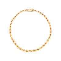 YELLOW GOLD BRACELET AND NECKLACE