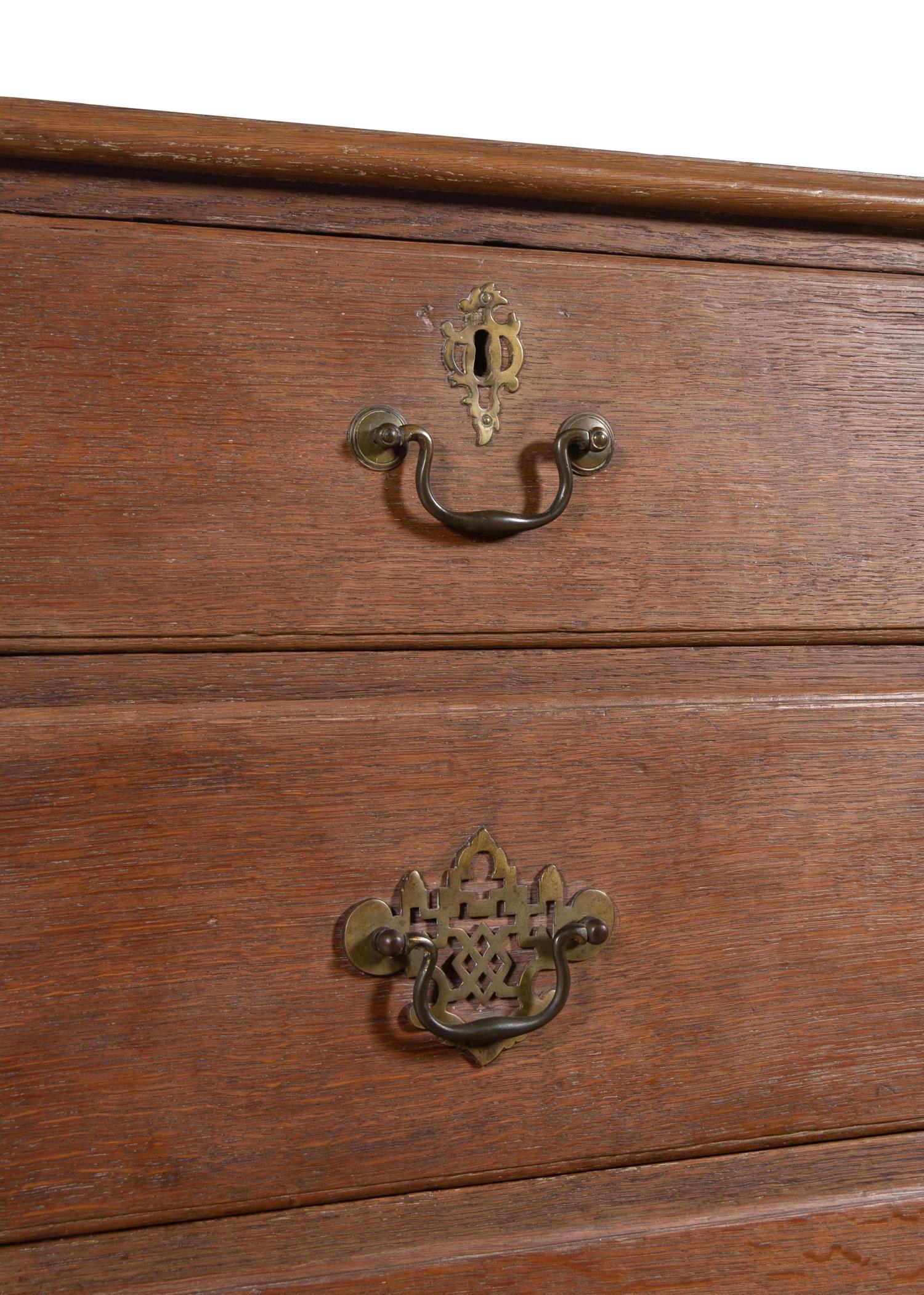 A George III Oak Chest of Drawers