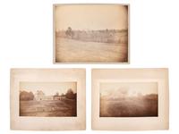 [CIVIL WAR]. 19 albumen photographs of various Civil War battlefields, particularly Chickamauga. Ca 1880s.