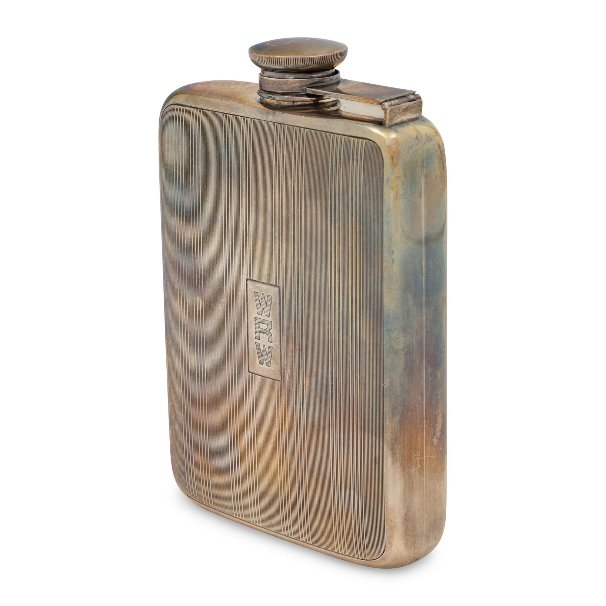 An American Silver Flask